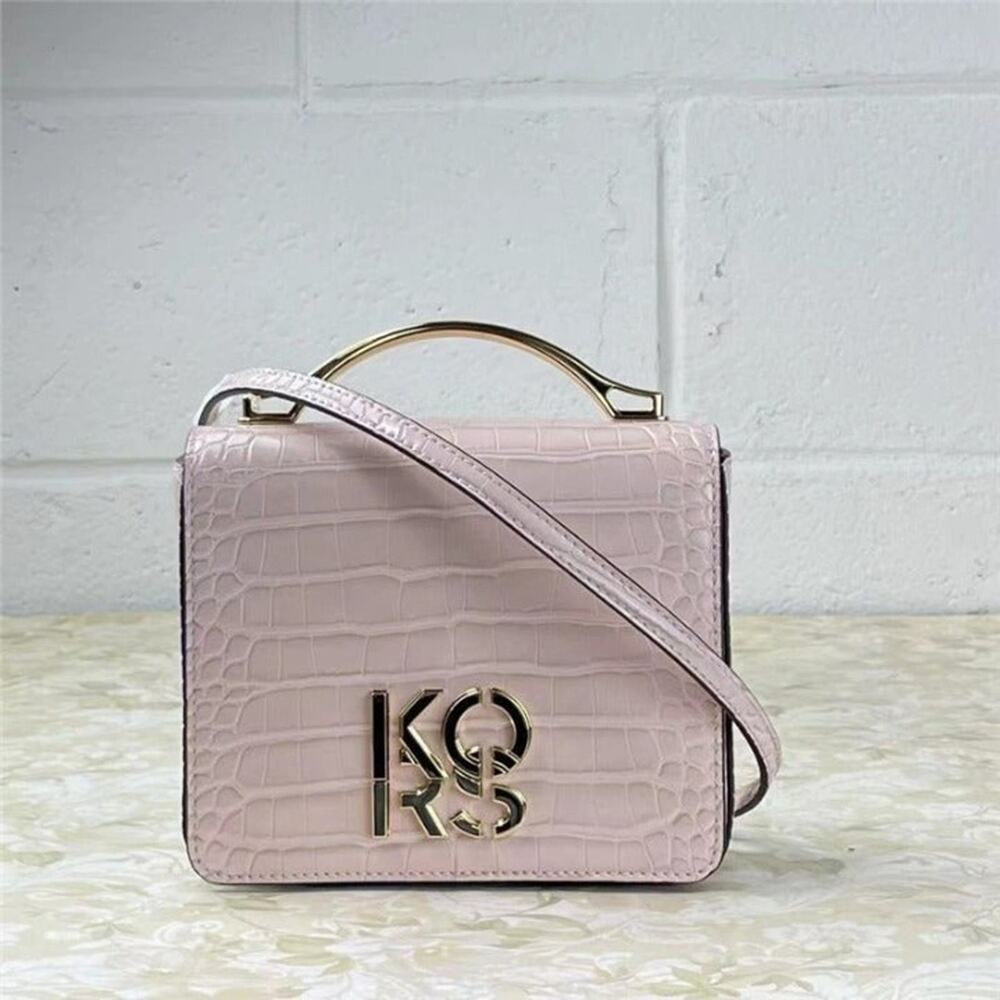 MICHAEL KORS 35T1GKSF5E KORS SMALL CROSSBODY BAG POWDER BLUSH LEATHER - Picture 7 of 8